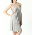 thumbnail image 4 of ShengRui Women's Nightgown Cami Cotton Sleepwear Plus Size Sleeveless Loungewear, 4 of 9