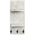 thumbnail image 6 of MyGift Whitewashed Wood Wall Mounted Bathtub & Shower Organizer, 6 of 7