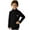 Black, variant on Kids Knit Sweater, Kids Solid Ruffled Collar Sweater Turtleneck Warm Knit Top Black, 9-10 Years
