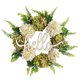 thumbnail image 3 of Handmade Hydrangea Wreath Green White Artificial Spring Summer Farmhouse Floral Flower Wreath For Front Door, 3 of 5