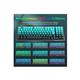 thumbnail image 3 of Teclado Gamer Mecánico Español Tr95 RGB Alámbrico, Esmeralda, 3 of 4