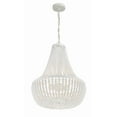 thumbnail image 6 of 608-MT Crystorama Lighting Rylee - Six Light Chandelier in Classic Style - 18.75 Inches Wide by 23.5 Inches High-Matte White Finish    -Traditional, 6 of 10