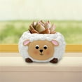 thumbnail image 4 of Creative Sheep Succulent Planter,Cute Sheep Flower Pot,Sheep Statue Decor,Whimsical Fairy Animal Planter Pot with Drainage Hole for Easy Planting, Resin Sheep Flower Pots for Outdoor Indoor Plants, 4 of 5