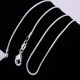 thumbnail image 5 of 10PCS LOT Wholesale 925 Sterling Silver 16/18/20/22/24/26/28/30 Inch 1mm Snake Chain Necklace For Woman Man Fashion Jewelry, 5 of 5