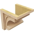 thumbnail image 5 of 12"W x 12"D x 12"H Wide Alma Rough Cedar Woodgrain TimberThane Corbel, Primed Tan, 5 of 6
