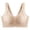 Beige, variant on Women's Seamless Full Coverage Bra for Supportive Comfort Underwire Lift Side Smoothing Bras for Women Supportive V Neck Bras Seamless Full Coverage Bras, Size M