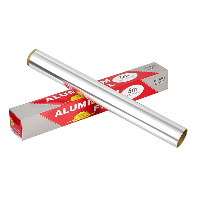  Long Non-Stick Aluminum Foil Wrap Liner, 65 Ft Heavy Duty  Barbecue Kitchen Foil Roll Anti Water Oil Meat Cover for Catering Family  Grilling, Roasting, Cookie Baking, BBQ Food Service Accessories 