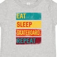 thumbnail image 4 of Inktastic Skateboarding Eat Sleep Skateboard Repeat Boys or Girls Baby T-Shirt, 4 of 5
