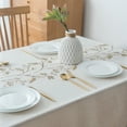 thumbnail image 5 of High Quality Washable Wrinkle Free Tablecloth with Tassel For Dinning Table, 5 of 5