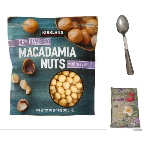 Kirkland Signature Dry Roasted Macadamia Nuts, Salted, 1.5 lbs