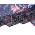 thumbnail image 4 of Bufandas De Poliéster Playa Grande Mantón Envolturas Estilo Vintage Para Mujeres Azul Marino 71"x35.5", 4 of 7