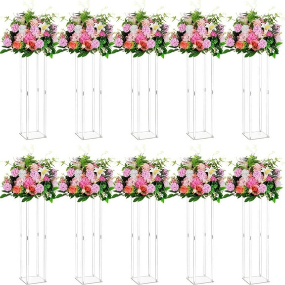 Column Flower Arrangement Stand for Wedding Reception Display Rack Holder
