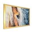 thumbnail image 2 of Designart 'Abstract Close-Up of A Beautiful Horses Eye II' Farmhouse Framed Art Print, 2 of 4