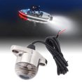 thumbnail image 1 of 12V LED Bow Navigation Lights Stainless Steel Boat Marine Light for Ships Swimming Pools Fountain, 1 of 7