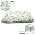 thumbnail image 3 of Lizard Pet Bed, Crawling Reptiles and Bushes Drought Desert Creature, Chew Resistant Pad for Dogs and Cats Cushion with Removable Cover, 24" x 39", Avocado Green Teal, by Ambesonne, 3 of 4
