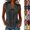 #03 Black, variant on Sleeveless Button Down Shirts for Women Cotton Linen Collared Tank Tops Office Ladies Summer Casual Basic Tops Blouse,XXL,Camel