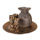 thumbnail image 2 of 6Pcs-Set Metal Goblet Blessing Bag Fgon coración para hogar vintage Dispensador Durable Hermoso Clásico Elegante Bronce perfecl Copa de vino, 2 of 8