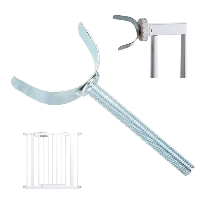 Accesorio De Cerca Para Mascotas, Pieza Multiusos De Hierro En Forma De U, Accesorio De Puertas De Seguridad Para Mascotas De 2 Piezas Para Cerca, Accesorio Para Mascotas