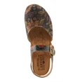 thumbnail image 3 of Spring Step L’Artiste Women's Koraline Mary Jane Flat Shoes – Hand Painted Floral Leather, Cushioned Microsuede Footbed, Adjustable Ankle Strap, 2″ Cork Wedge Heel, 3 of 8