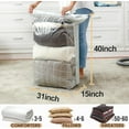 thumbnail image 3 of 4 Pack Jumbo Vacuum Storage Bags,  Extra Large Vacuum Seal Bags,31x40x15 Inch, 3 of 9