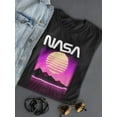thumbnail image 3 of NASA Nasa Geometric Sunset Women T-Shirt, Female Large, 3 of 4