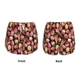 thumbnail image 4 of Disketp Ice Cream Cake Print Women's Shorts Workout Shorts for Athletic Gym Running Shorts with Phone Pockets XX-Large, 4 of 8
