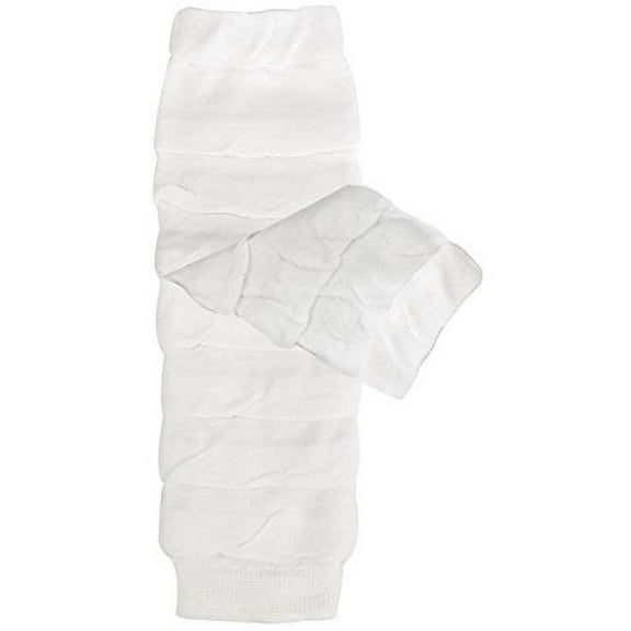 ALLYDREW Solid Baby Leg Warmer & Solid Toddler Leg Warmer for Boys & Girls (Ruffle White)