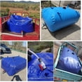 thumbnail image 6 of POWERWORKS Portable 264 Gallon Water Tank Collapsible Storage Container Bag Bladder Bob 1000L with Valve for Camping RV Drought-Resistant Fire-Fighting Agricultural Outdoor Construction Watering, 6 of 7