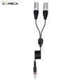 thumbnail image 3 of COMICA CVM-DS-XLR Cable de salida XLR de doble cabezal de 3,5 mm para videocámara, 3 of 7