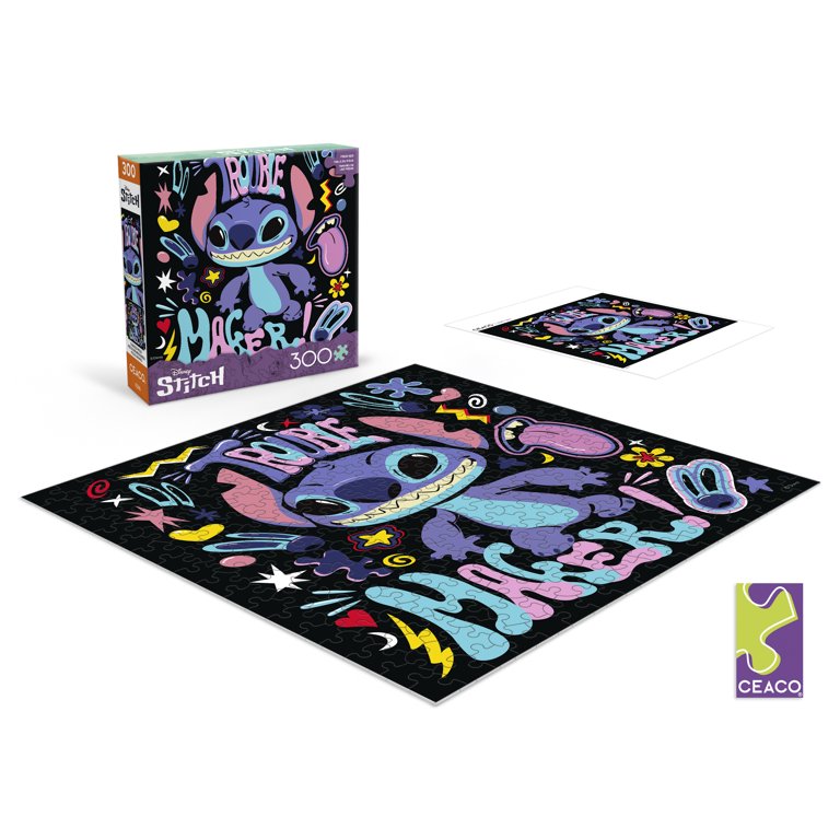 Ceaco 300 Piece Stitch Trouble Maker Creative Colorful Jigsaw