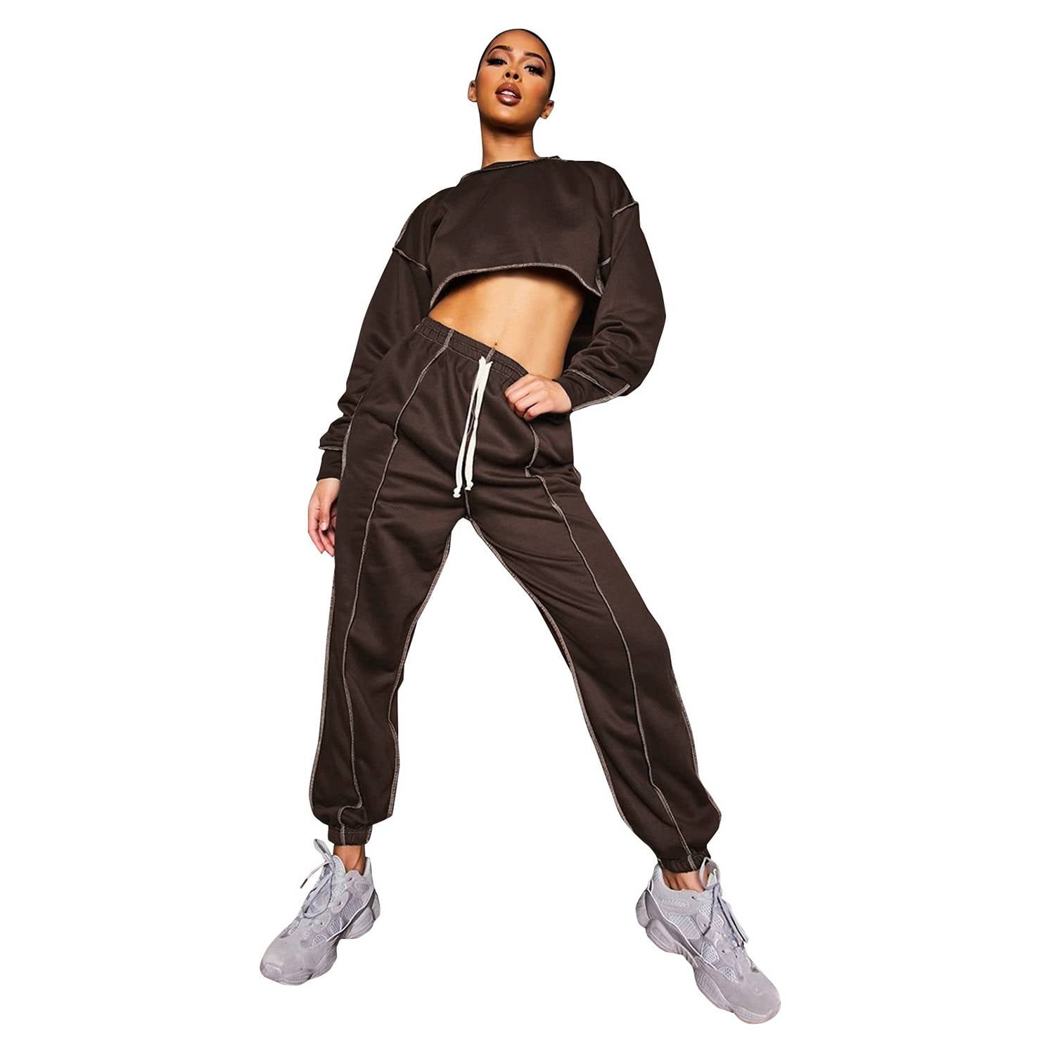 Women's Autumn/Winter Fashion Jogger Pants Set Zambia Ubuy