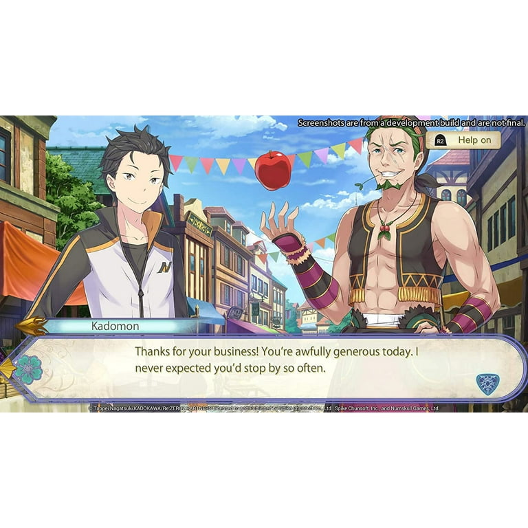 Nintendo Switch Game: Re:ZERO - Starting Life in Another World