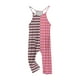thumbnail image 4 of Odeerbi 5-14 Años Niñas Verano Mono Color Bloque Rayas Camisola Romper Primavera Casual Transpirable Cómodo Monos Correa Bib Pantalones Generales Traje de Juego, 4 of 8