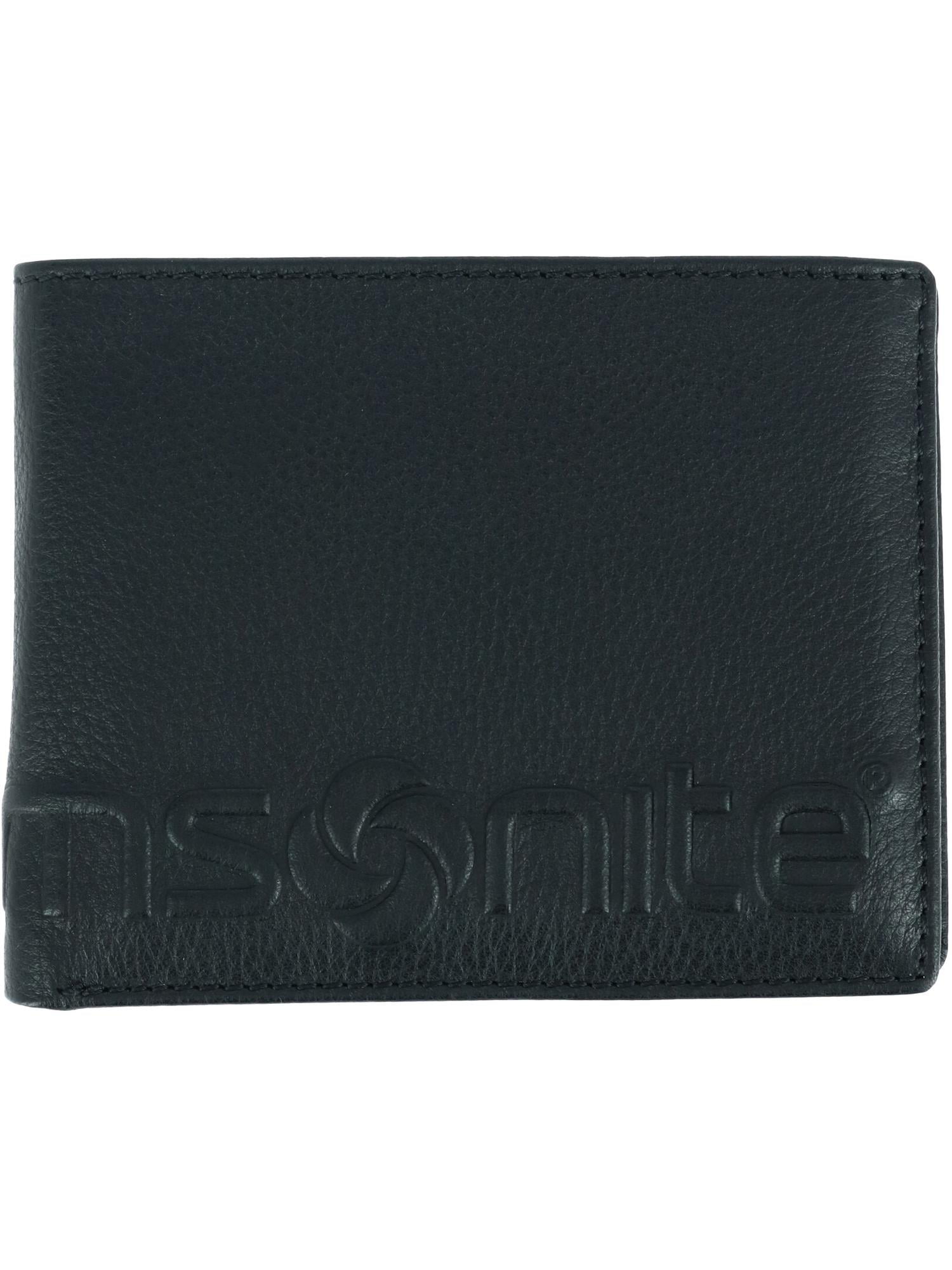 Samsonite Leather RFID Bifold Wallet with Passcase and Raised Logo (Men ...