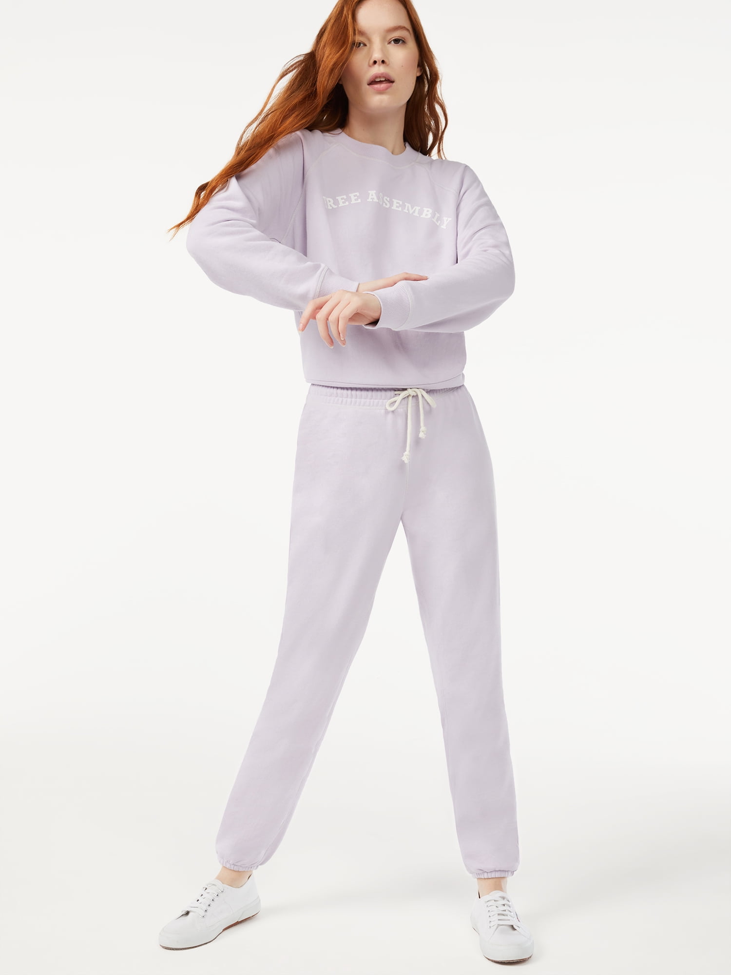 Free Assembly Women's Classic Cotton Blend Sweatpants