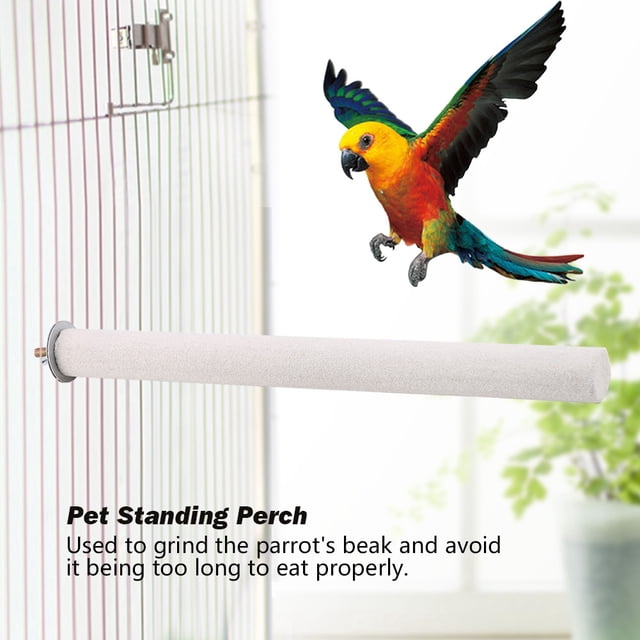 Pet Standing Perch, Easy To Install 3 SizesOptional Wood Bird Perch, Durable For Bird