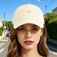 thumbnail image 2 of MEICHEN College Style Loving Couple Baseball Caps Girls' Summer Sunshade and Sun Caps Korean Version Student's Versatile Baseball Caps For, 2 of 5