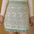 thumbnail image 6 of Clearance Apron Sleeve under $7 Waist Apron Soft Oil Proof Lace Embroidered Women Server Waitress Short Half Apron With 2 Pockets For Kitchen, 6 of 8