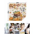 thumbnail image 4 of Fall Maple Leaves Cloth Napkins Set of 8 Reusable Dinner Napkins, Thanksgiving Pumpkins Gnomes Rustic Cocktail Napkin Washable Table Napkins for Wedding/Holiday Party/Baby Shower 20"x20", 4 of 7