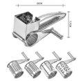 thumbnail image 2 of Râpe à Fromage en Acier Inoxydable avec 4 Lames Tambour, 2 of 2