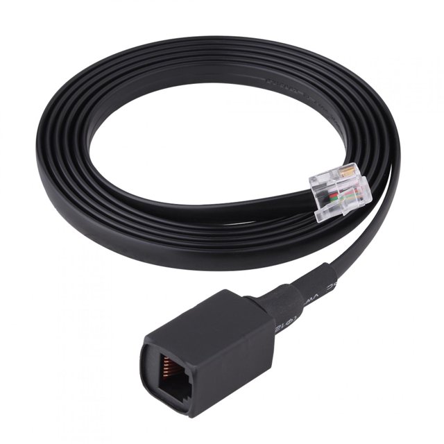 Cable de extensión de micrófono portátil de separación extraíble de 1,5 M y 6 pines para Walkie Talkie de Radio Yaesu