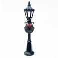 thumbnail image 3 of 2Pcs Miniature Christmas Street Lamp Post Park Bench Seat Mini Street Light Model Dollhouse Xmas Village Pathway Fairy Garden Accessories, 3 of 5