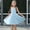 Light Blue, variant on BRGZLK Girls Spaghetti Strap Tennis Dress Kids Trendy Solid Round Neck Sleeveless Stretchy A Line Dress for School Recital with Pocket Dark Blue 6-7 Years