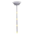 thumbnail image 1 of Rake Garden Rake Wide Leaf Rake for Shrub with 25 Tines Yard Thatching Rake with Adjustable Handle for Picking Leaves Grass Clippings Garbage, 1 of 7