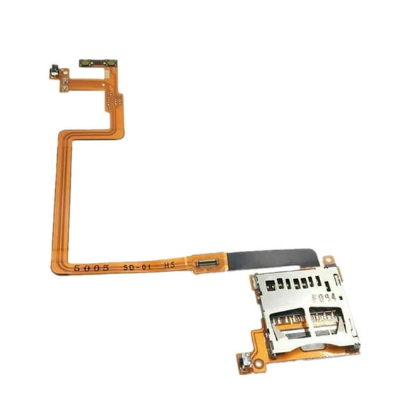SD Card Slot Socket Ribbon Cable Replacement Part for Nintendo DSi Fixing Sticky