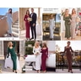 thumbnail image 4 of PRETTYGARDEN Women's Fall Long Sleeve Maxi Bodycon Dresses Soft Stretchy Ribbed Knit, Bell Sleeve Square Neck Mermaid, Elegant Long Dress, Wedding Guest Party, Winter Clothing, 4 of 7