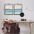 thumbnail image 4 of Stupell Industries Subtle Beach Seascape Landscape Painting Gray Floater Framed Canvas Art Print Wall Art, 17 x 21, Set of 2, 4 of 10