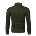 thumbnail image 4 of TMOYZQ Mens Turtleneck Long Sleeve Shirts, Casual Slim Fit Thermal Mock Neck Undershirt Basic Tops Lightweight Thermal Underwear Top Soft Comfy Stretchy Pullover Sweater, 4 of 6