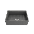 thumbnail image 6 of BOCCHI 1628-006-0120 Contempo Apron Fireclay 27" Single Kitchen Sink Matte Gray, 6 of 7