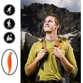 thumbnail image 5 of Zshan 6pcs Safety Rescue Whistle with Adjustable Reflective Lanyard Emergency Plastic Whistle Ocean Whistle, 5 of 5